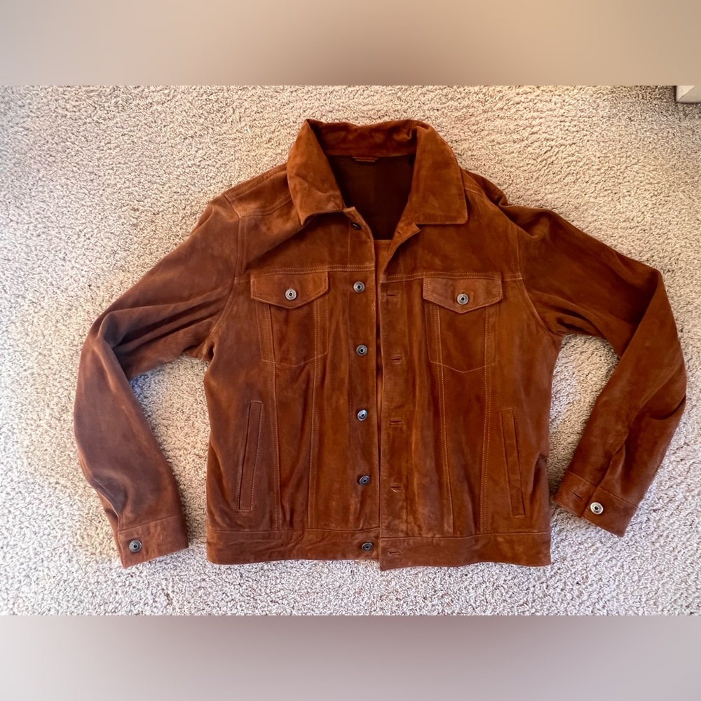 Iron and Resin Highwayman Goat Suede Jacket